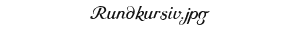 Rundkursiv