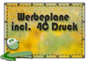 Werbeplanen: Wozu brauchen wir sie eigentlich? 2 Werbeplanen für jeden Anlass