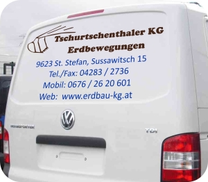 Heckscheibe Erdbewegung