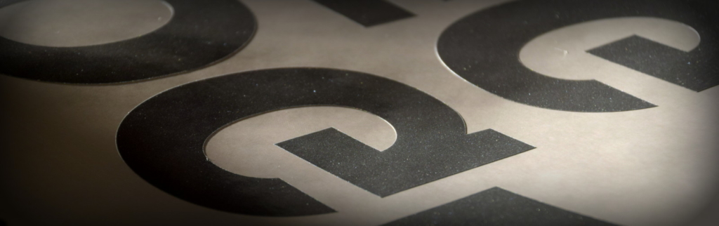 Geplottete Buchstaben