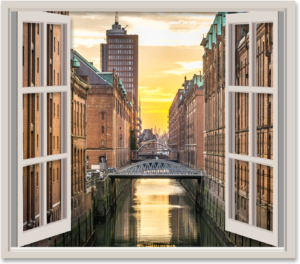 SprossenfensterB Wandtatto Fenster zur Welt von Folien-Arbeiter.de