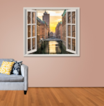 Wandtattoo Sprossenfenster