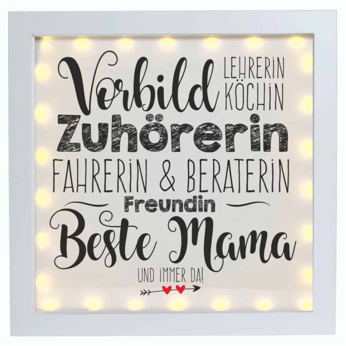 LED-Design Rahmen 25x25 cm - Frei gestaltbar – Bild 1
