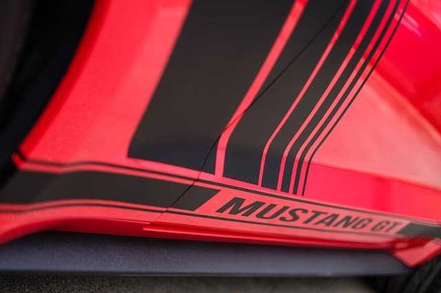 Mustang mit Sideline