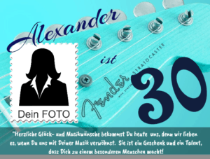 Motiv Fender Vorlage