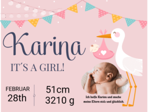 Its a Girl Karina