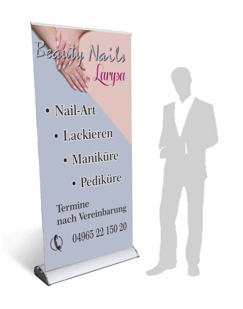Nagelstudio-Schild-Designer 1 rollup