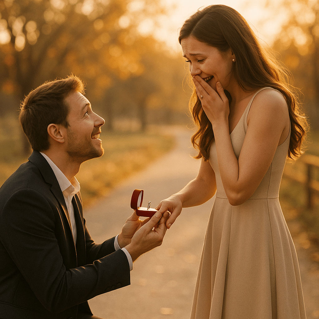 Heiratsantrag Mein Heiratsantrag - Mesh Banner 130x100 cm – Bild 1