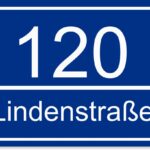 Hausnummernschild + Name selbst gestalten