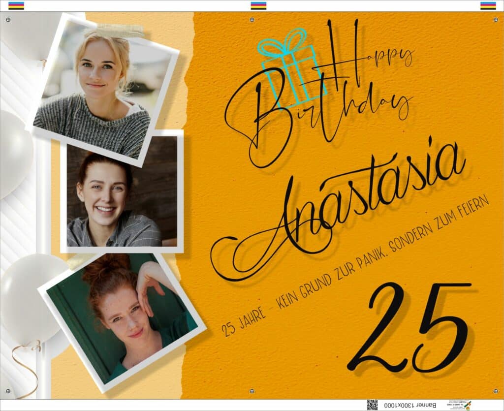 Vorstellung: Geburtstagsbanner triColor und twoColor 2 tricolorFoto1