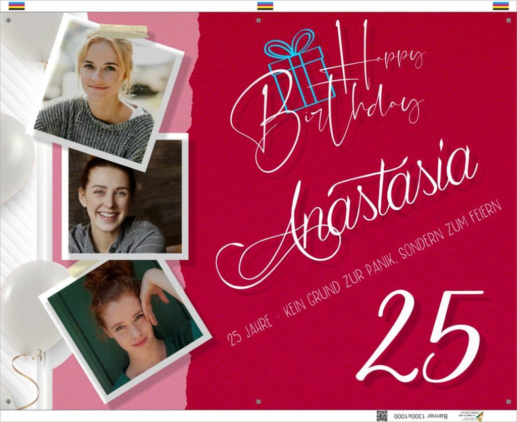 Vorstellung: Geburtstagsbanner triColor und twoColor 6 tricolorFoto5