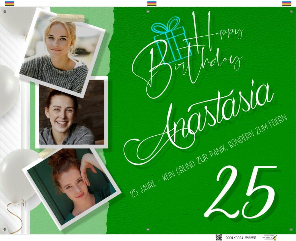 Vorstellung: Geburtstagsbanner triColor und twoColor 7 tricolorFoto6