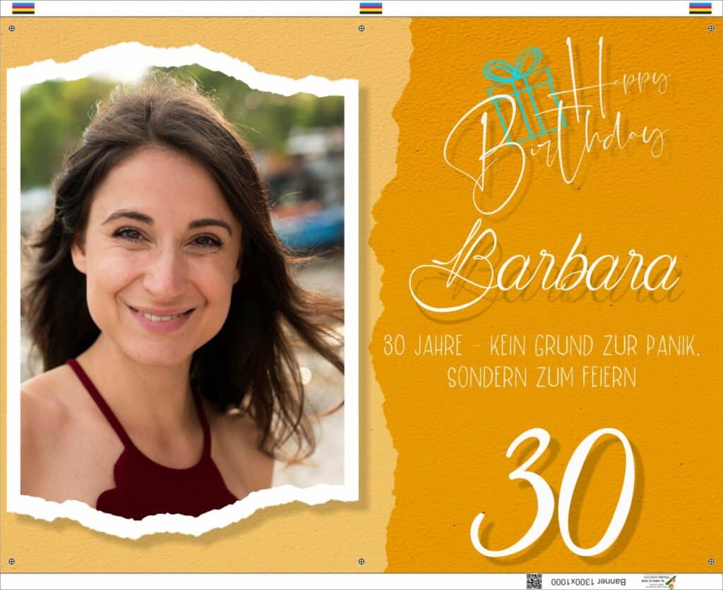 Vorstellung: Geburtstagsbanner triColor und twoColor 11 twocolorfoto2