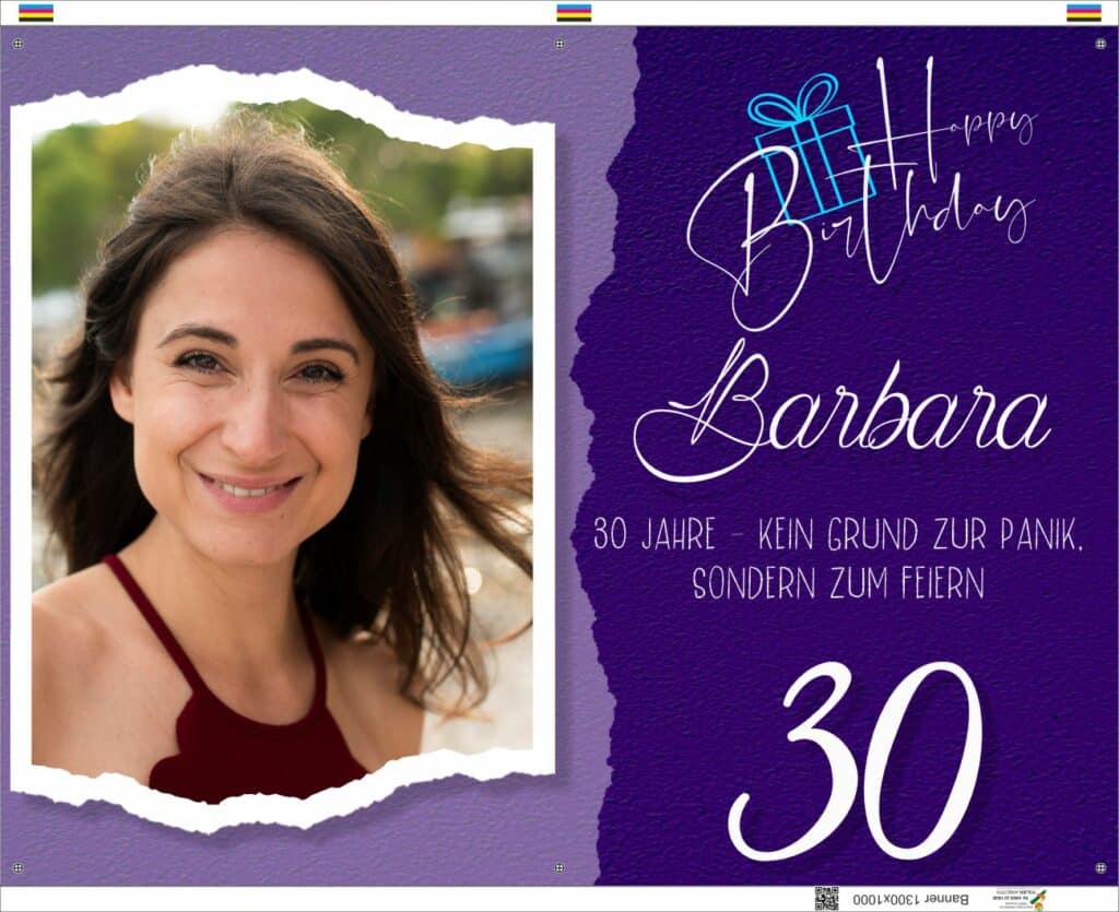 Vorstellung: Geburtstagsbanner triColor und twoColor 13 twocolorfoto4