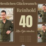 Geburtstagsbanner „Sepia Memories“ – personalisiert, wetterfest & einfach online gestalten