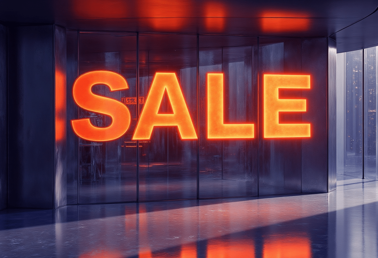 Sale Digitaldruck Aufkleber