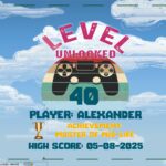 Gamer Geburtstagsbanner