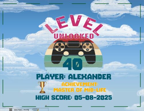 Gamer Geburtstagsbanner