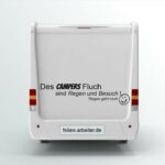 Klebefolien gestalten: Neues Design für Wohnwagen und Wohnmobile 5 Schiffsmotiv auf einem Fahrzeug