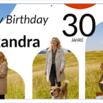 FÄRGKREIS – Modernes Farbkreis-Design mit Foto & Name