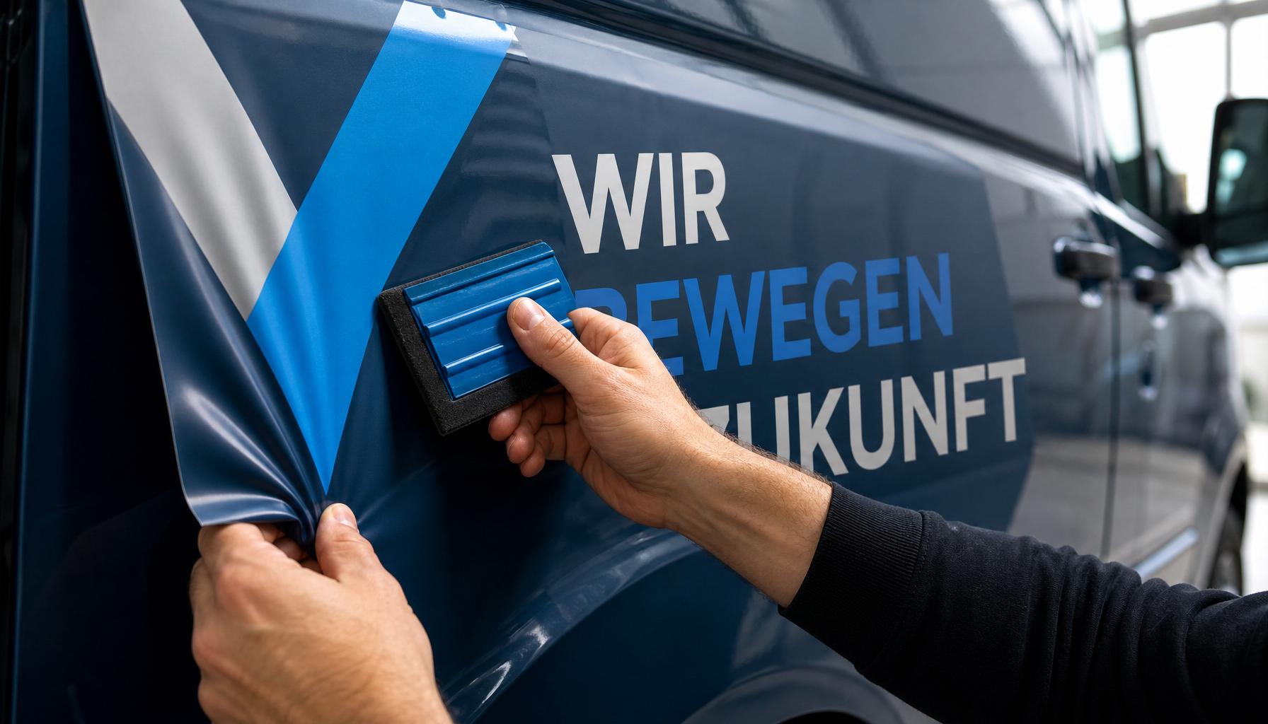 Beitragsbild zu Fahrzeugbeschriftung: Was Sie für die Montage benötigen