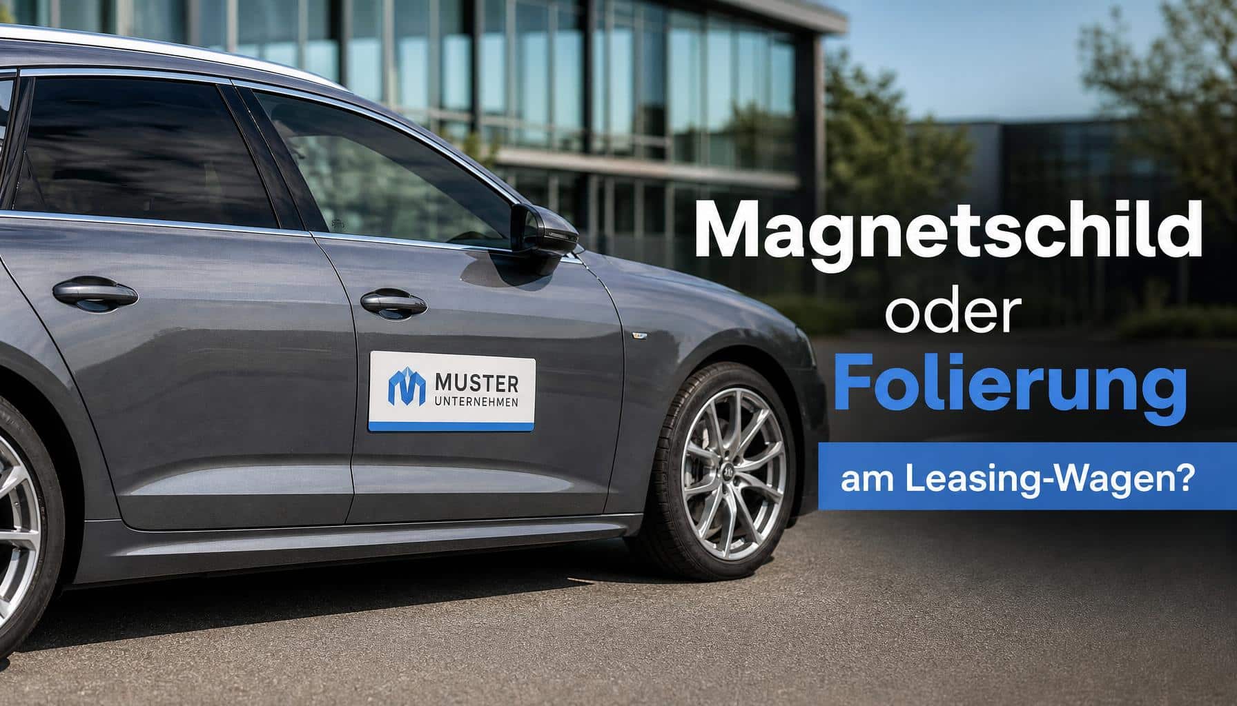 Beitragsbild zu Magnetschild: Erstmal sauber abgrenzen: Magnetschild ist auch Folie