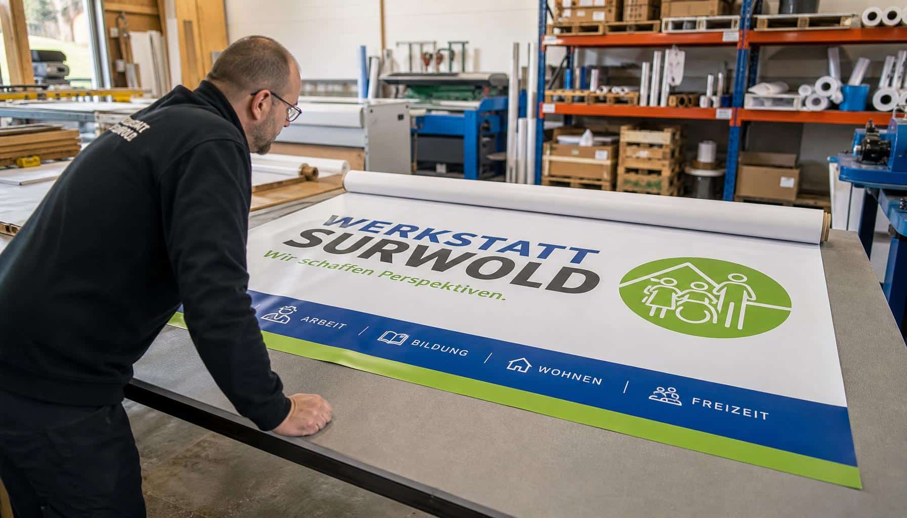 Praxisbild zu Geburtstagsbanner Emsland: Geburtstagsbanner anfragen oder direkt gestalten