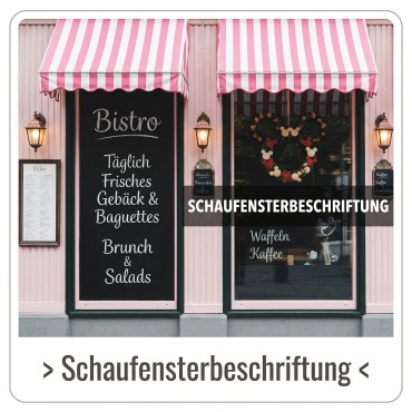 Schaufensterbeschriftung