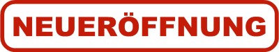 Design NL001 Neueröffnungsaufkleber 2er-Set