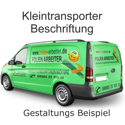 Kleintransporter Beschriftung