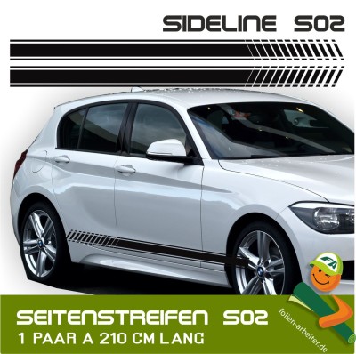 Seitenstreifen Sideline_02 Sportliches Design für dein Auto