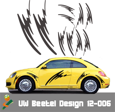 VW BEETEL Aufkleber DESIGN 12-006