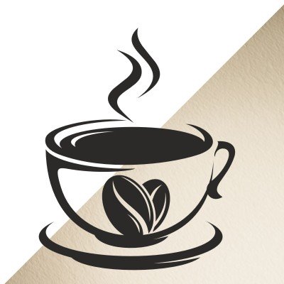 Dampfende Kaffeetasse Piktogramm