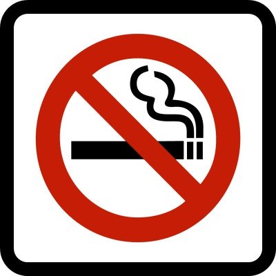Rauchen Verboten Aufkleber 10x10 cm