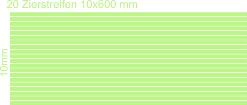 Zierstreifen 10 mm