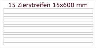 Doppel Zierstreifen Dekorstreifen Aufkleber 6mm 10mm 12mm 20mm