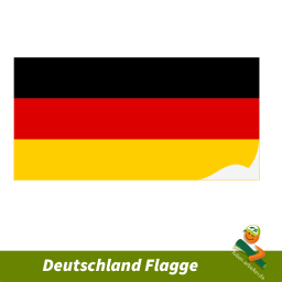 Deutschland Flaggenaufkleber