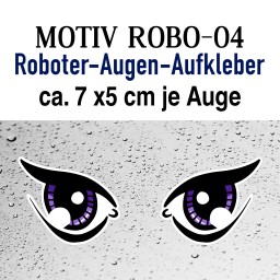 Mähroboter AUGEN II - individuelles Design auf für Saugroboter geeignet