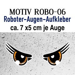 Mähroboter AUGEN II - individuelles Design auf für Saugroboter geeignet