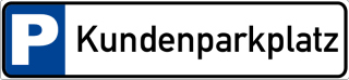 ParkFrei – Premium Kundenparkplatz-Schild