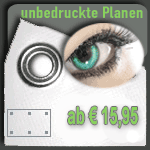 günstige Werbeplane 1.0x1.0 Meter