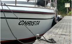 hochwertige selbstklebende Bootskennzeichen für dein Boot! Seewasserfest✔leicht zu verkleben✔bis zu sieben Jahre haltbar✔schnelle Lieferung✔