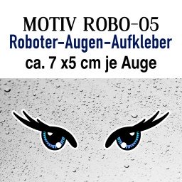Mähroboter AUGEN II - Tolle Designs auch für Saugroboter geeignet