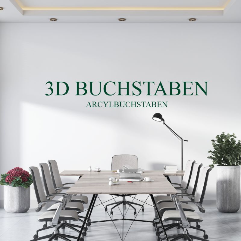 3D Buchstaben aus Acryl Deko/Werbung in Silber – B2B Lubaliba