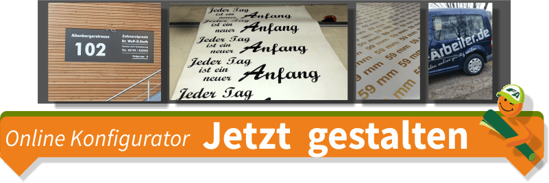 Klebebuchstaben